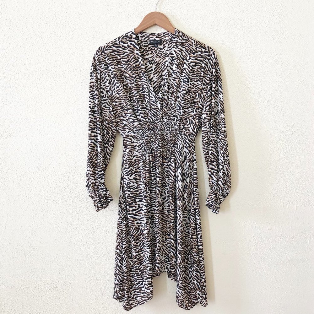 Anthropologie Current Air Leopard Print Dress XS